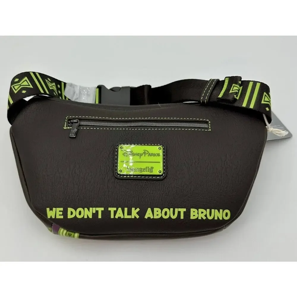 Loungefly Disney  Encanto We Don’t Talk About Bruno Fanny Pack NEW glow in dark